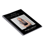 Simple Elegant Memorial Funeral Photo Livre d'invi (Côté Droit)