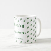 Simple Elegant Merry Christmas mug (Devant droit)