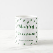 Simple Elegant Merry Christmas mug (Centre)