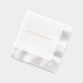 Simple Élégant Minimaliste #42 Nom du script uniqu (Gauche)