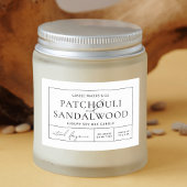 Simple Elegant Minimaliste étanche Étiquette produ