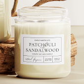 Simple Elegant Minimaliste étanche Étiquette produ