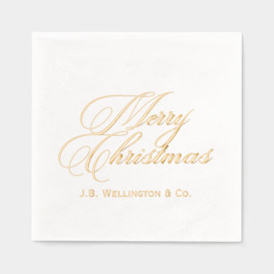 Simple Élégant minimaliste Joyeux Noël Nom #3