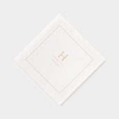 Simple Elegant Modern Classy Luxe Family Monogram (Droite)