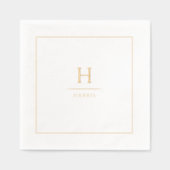 Simple Elegant Modern Classy Luxe Family Monogram (Recto)