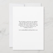 Simple Elegant Modern Photo Wedding Save the Date (Dos)