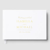 Simple Élégant Moderne Classe Luxe Mariage (Recto)