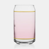 Simple élégant moderne rose personnalisé (Gauche)