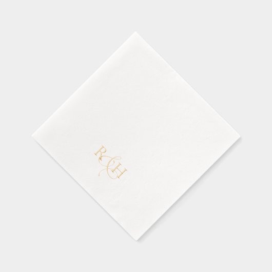 Simple Elegant Monogram Wedding  (Droite)