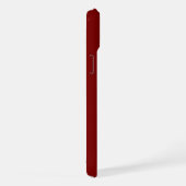 SIMPLE ÉLÉGANT NOM PERSONNALISÉ MODERNE ROUGE FONC (Côté droit)