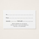 Simple Elegant Rose Beauté blanche (Dos)