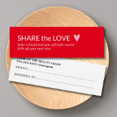 Simple Élégant Rouge Blanc Rose Coeur Référence