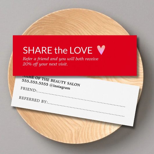 Simple Élégant Rouge Blanc Rose Coeur Référence