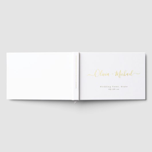 Simple élégant scénario couple nom mariage (Complet)