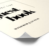 Simple élégant Signer notre mariage de livre d'or (Coin)