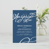 Simple, Elegant Surprise 90e Invitation anniversai (Debout devant)