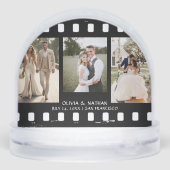 Simple Elegant Text and 3 Photo | Wedding  (Arrière)