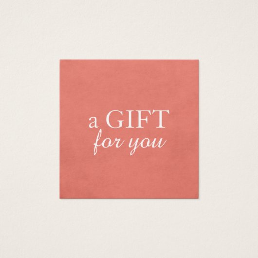 Simple Elegant Texture Rose Beauté CadeauCertifica (Devant)