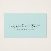 Simple Elegant Turquoise Turquoise certificat cade (Devant)