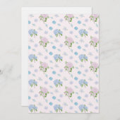 Simple Elegant Watercolor Hydrangea Flowers Kaart (Voorkant / Achterkant)