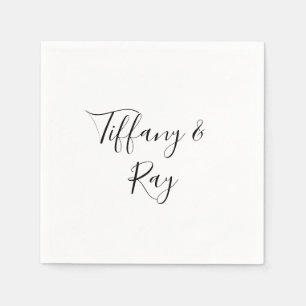 Simple Elegant Wedding Napkins Servet