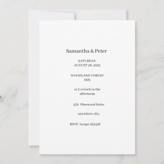  Simple Elegant Wedding Save The Date (Dos)