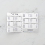 Simple Elegant White Grey Logo Salon Tarifs (Intérieur)