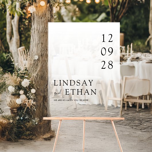 Simple Elegant White Transparent Wedding