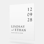 Simple Elegant White Transparent Wedding (Angle)