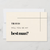 Simple, élégante et chic Carte de proposition Best (Devant)