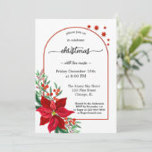 Simple élégante invitation de Noël (Debout devant)