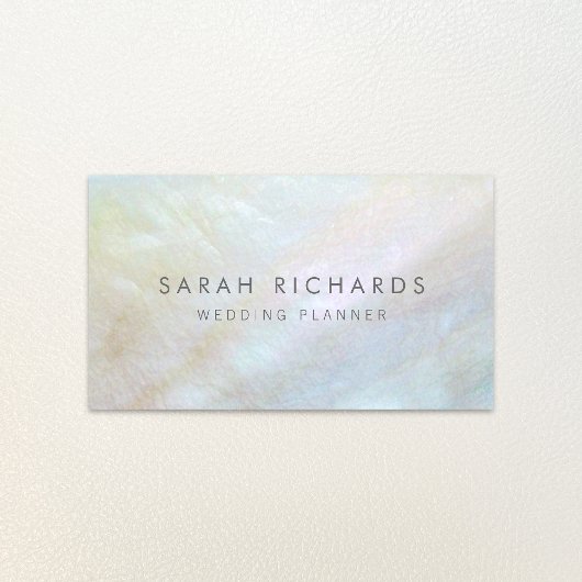 Simple élégante mère des Cartes de visite de perle