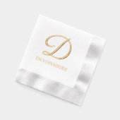 Simple en gras unique Nom du monogramme initial #8 (Gauche)