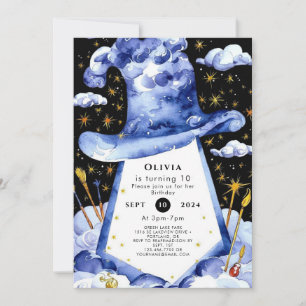 Simple Enchanted Wizard Verjaardag Kaart