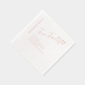 Simple Engagement Party Fun facts Name Wedding  (Droite)