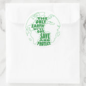 Simple Enregistrer le sticker de la Terre (Sac)