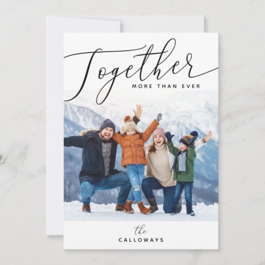 Simple Ensemble Plus Que Jamais Carte De Vacances (Devant)