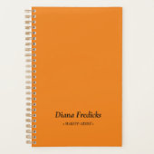 Simple entreprise minimaliste orange (Devant)