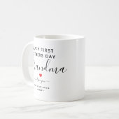 Simple et chic grand-mère Photo Collage Mug avec c (Devant gauche)