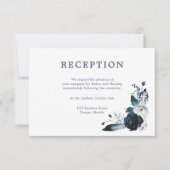 Simple et élégant | Carte classique de réception d (Devant)