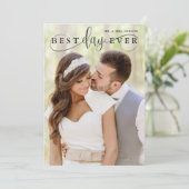 Simple et élégant Carte de remerciements photo Bes (Debout devant)