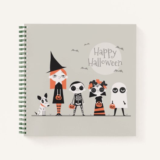 Simple et Élégant Halloween | Cahier (Devant)