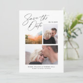 Simple et élégant modèle vertical de trois photos  (Debout devant)