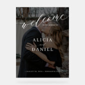 Simple et élégante couverture photo mariage signe  (Recto)