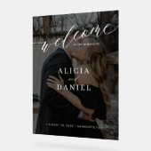 Simple et élégante couverture photo mariage signe  (Angle)