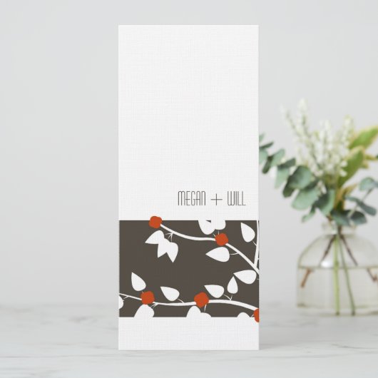 Simple et élégante invitation (Debout devant)