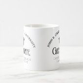 Simple et élégante tasse de café Graduate (Centre)
