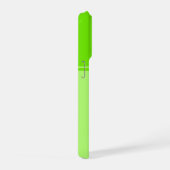 Simple et joli monogramme rayé vert citron (Côté droit)