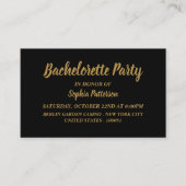 Simple et moderne, Bachelorette Party Invitation d (Devant)