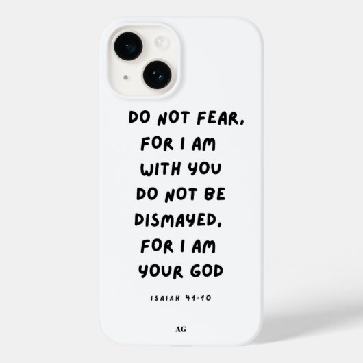Simple et moderne Bible Verse iPhone / coque ipad (Verso)